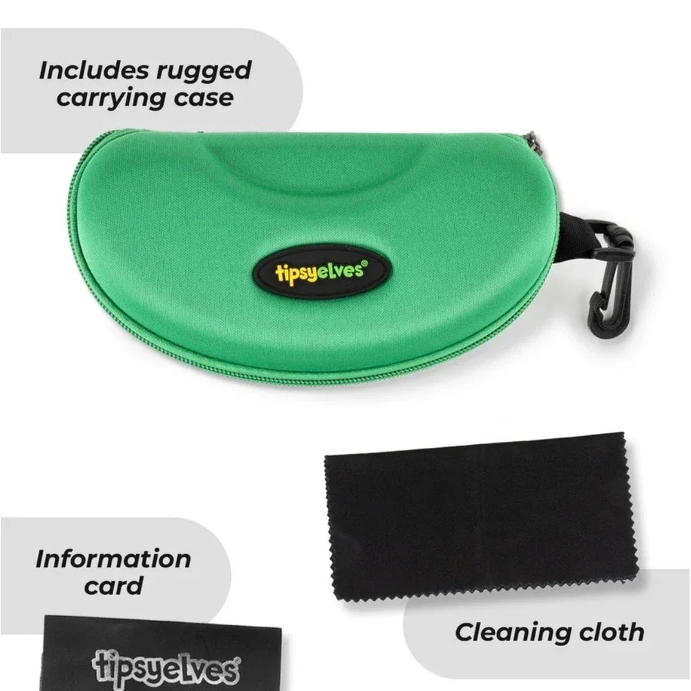 Tipsy‎ Elves Nightcrawler Sport Sunglasses Mirror Lens Black Splatter Frame